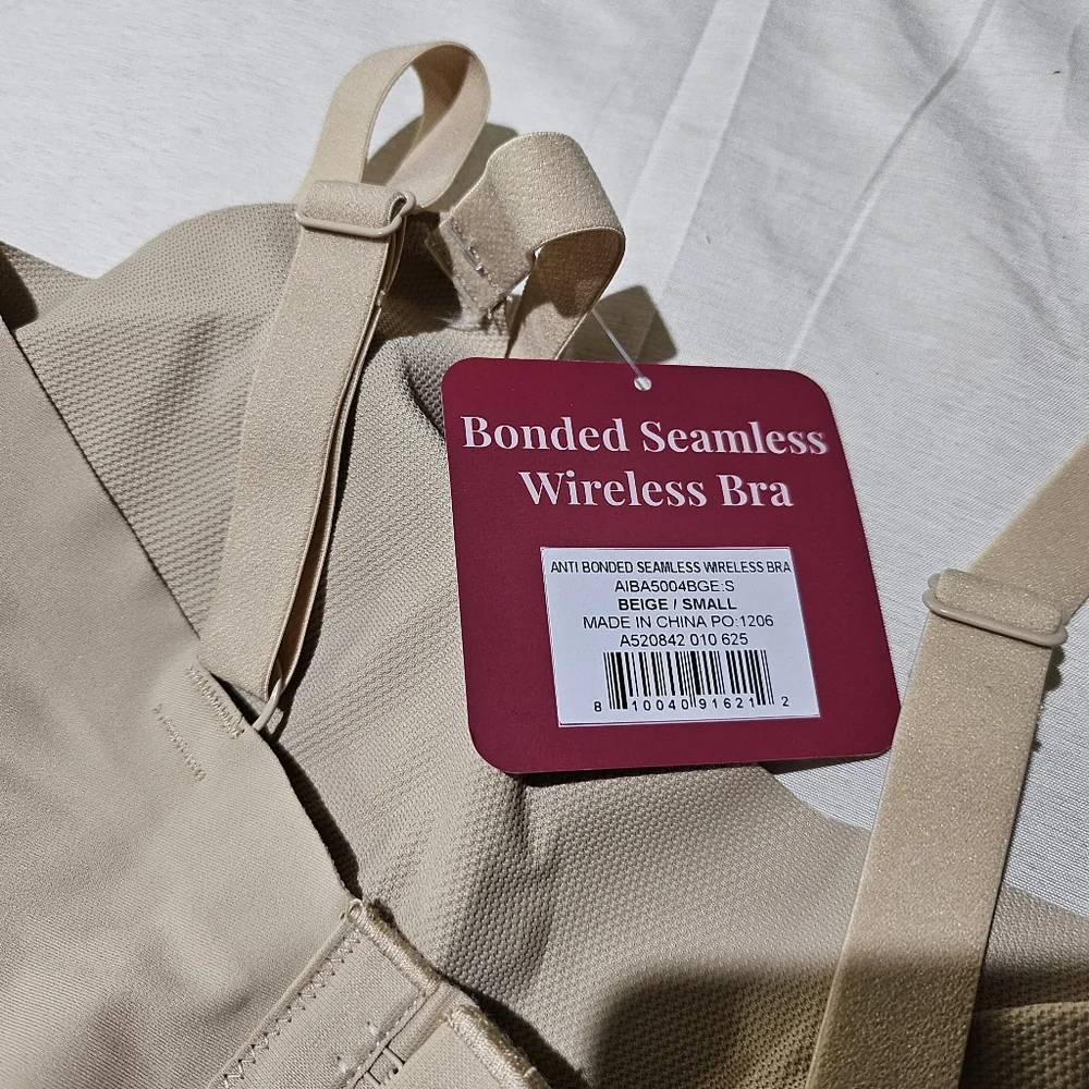 ANTI X PROOF Seamless Bra Beige Sz Small And Medium NWT 2 Bra